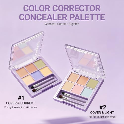 6 Color Corrector Concealer Palette