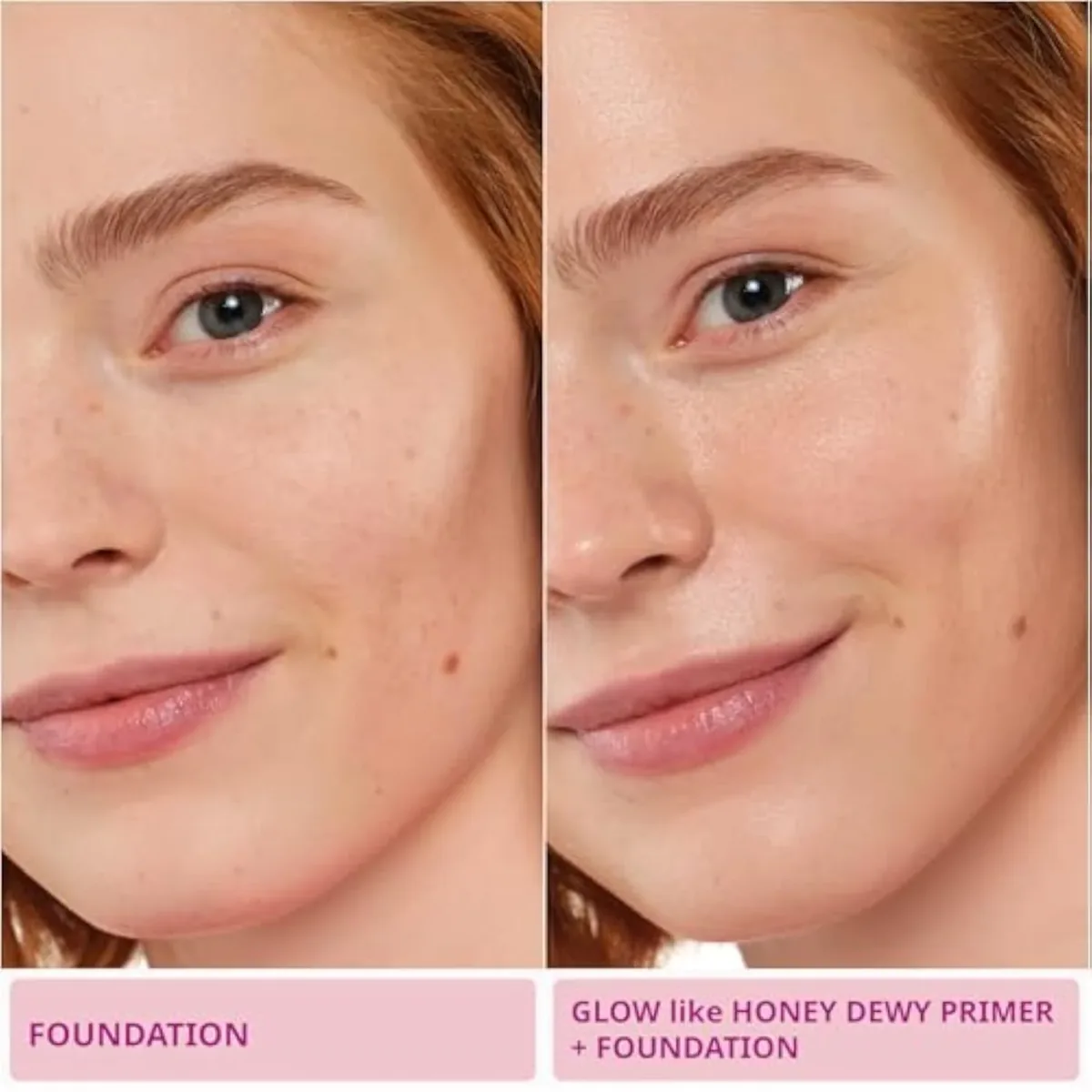 essence Glow Like Honey Dewy Primer, Hydrating & Gripping, Vegan
