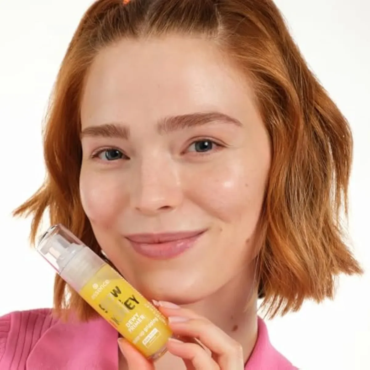 essence Glow Like Honey Dewy Primer, Hydrating & Gripping, Vegan