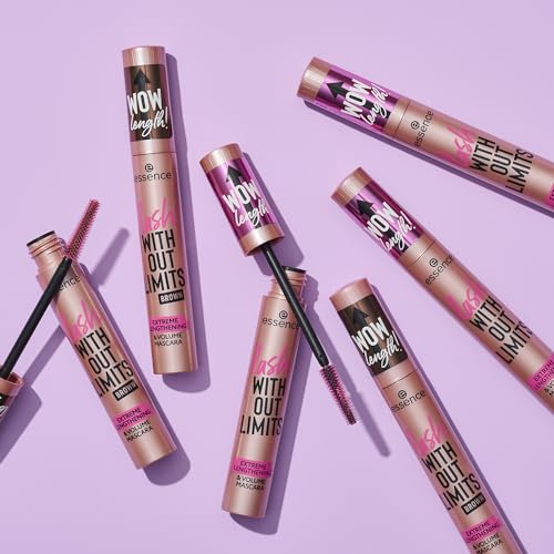 essence Lash Without Limits Extreme Lengthening & Volume Mascara, Black