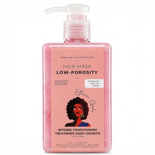 Low Porosity Hair Mask - Lightweight Deep Conditioner That Penetrates Without Buildup