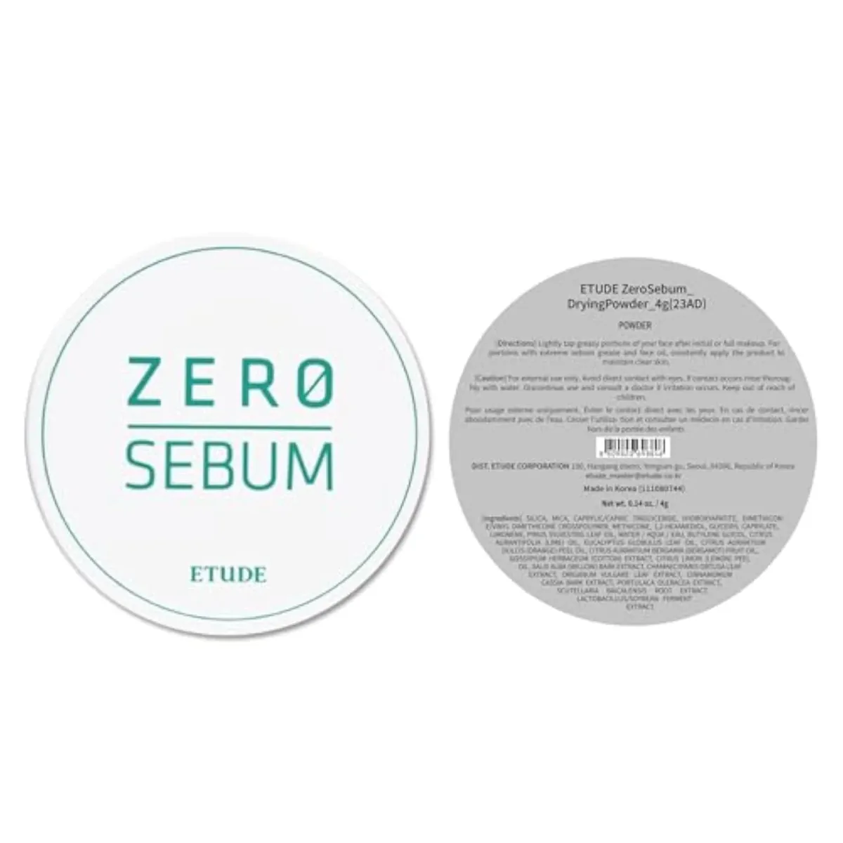 Zero Sebum Loose Setting Powder for Oily Skin, Soft Matte, 0.14 oz