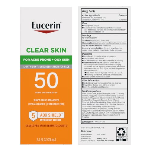 Clear Skin Face SPF 50