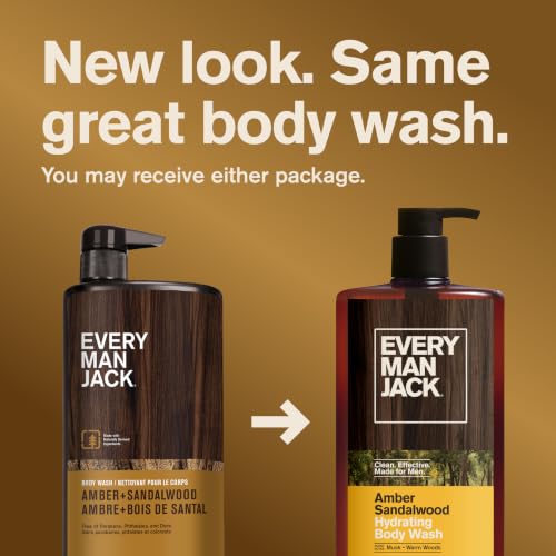 Amber Sandalwood Body Wash for Men