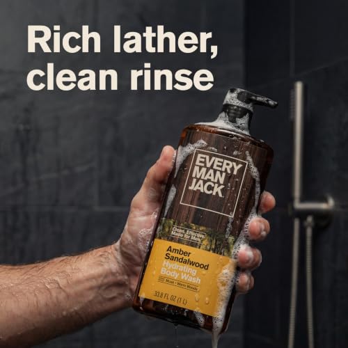 Amber Sandalwood Body Wash for Men