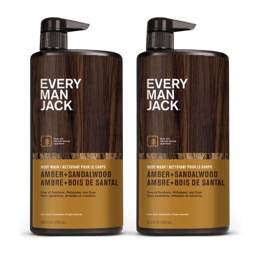 Amber Sandalwood Body Wash for Men