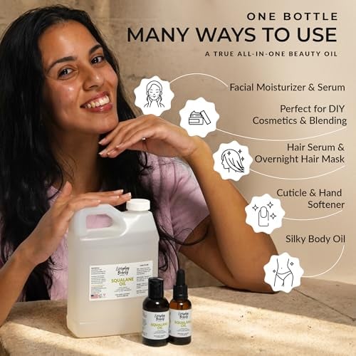 Squalane Oil 100% Pure Plant Derived 2 Fl Oz
