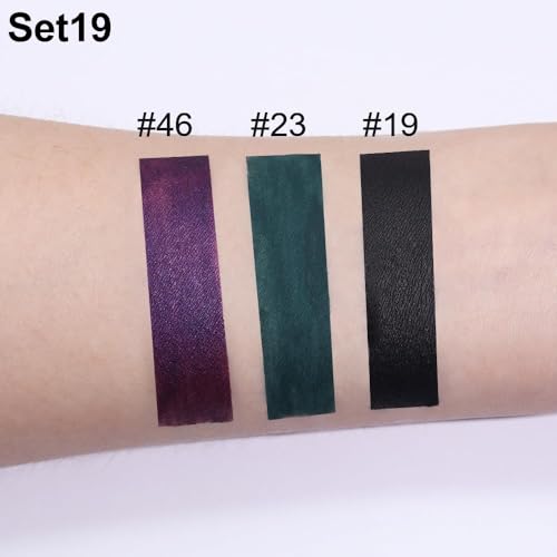 Black Green Purple Matte Set
