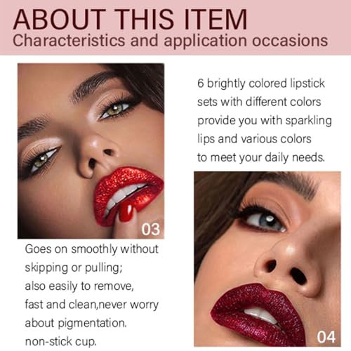 Diamond Glitter Lip Gloss Set