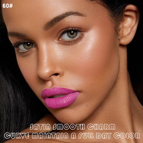 Hot Pink Matte Lip Liner and Lipstick Set