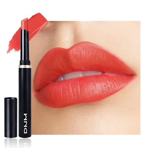 Orange Coral Red Velvet Matte Lipstick Long Lasting for Women Gift