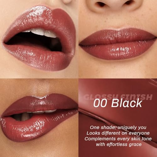 2Pcs Nude Brown Honey Lipstick Tinted Lip Balm