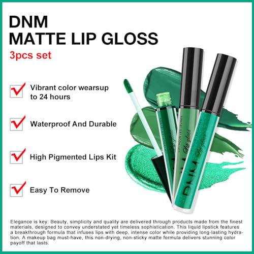 Teal Forest Emerald Lip Set