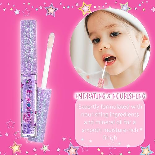 14pc Fruity Flavored Lip Gloss Set - Assorted Fruit Flavor Lip Glosses