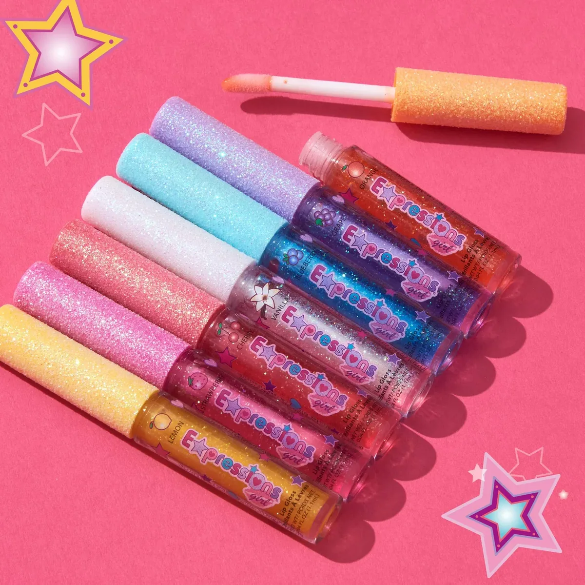 Fruity Flavored Lip Gloss Set
