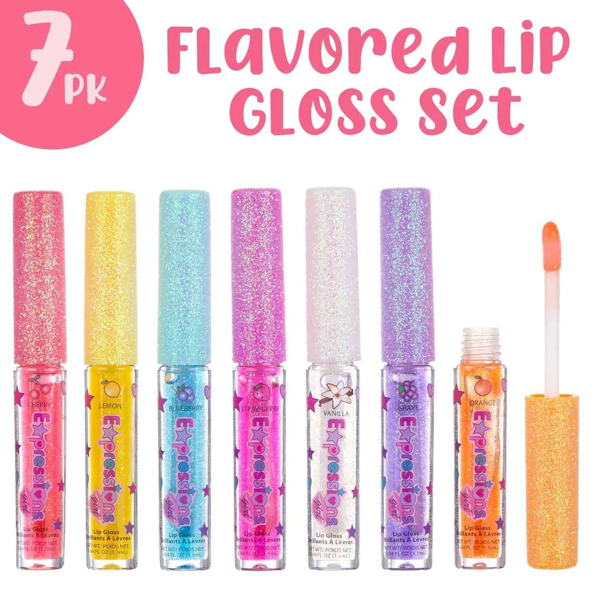 Fruity Flavored Lip Gloss Set