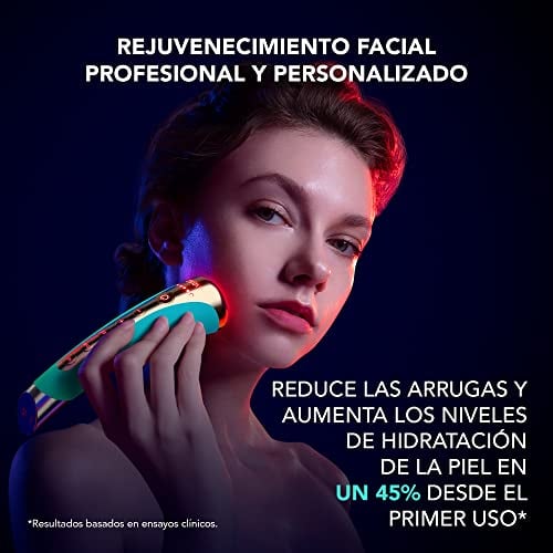 102 EMS RF and 8 LED Facial Device Red Light Face Massager