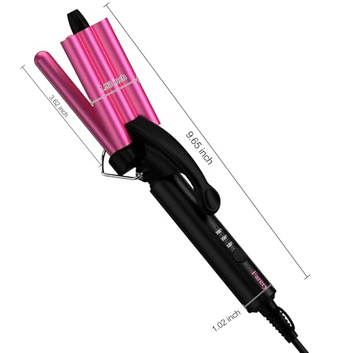 Mini 3 Barrel Hair Waver Portable Beach Wave Curling Iron Short Hair