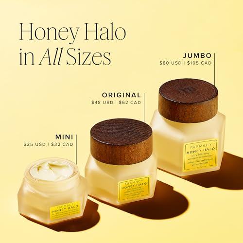 Ceramide Face Moisturizer - Honey Halo Ultra Hydrating Facial Moisturizer with Buckwheat H