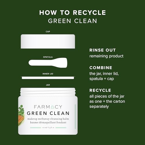 Makeup Remover Cleansing Balm - Green Clean Waterproof Makeup Remover Balm + Oil Cleanser