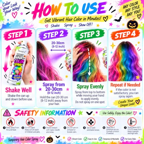 Temporary Hair Color Spray