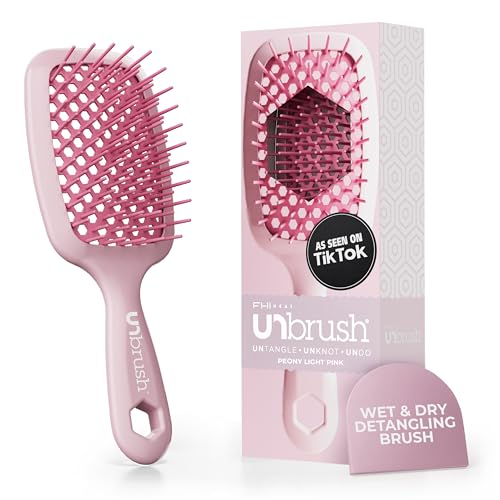 UNbrush Detangling Brush for Wet & Dry Hair | DuoFlex Anti-Static Bristles