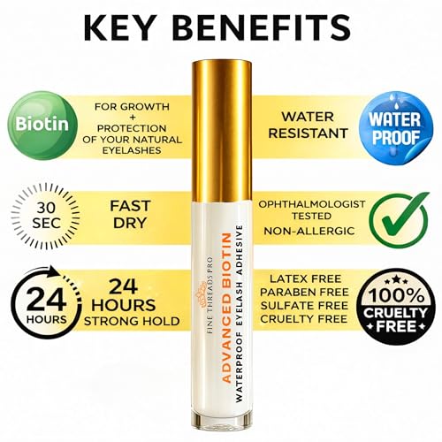 Advanced Biotin Clear Eyelash Glue Sensitive Eyes Sa