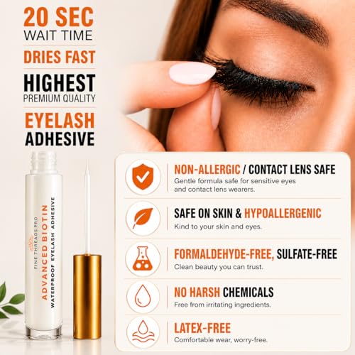 Advanced Biotin Clear Eyelash Glue Sensitive Eyes Sa