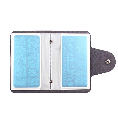Nail Stamping Plate Holder Case, 20 Slots