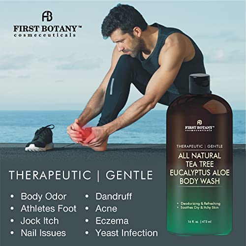 Tea Tree Eucalyptus Body Wash & Skin Cleanser for Women & Men