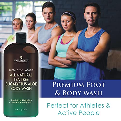Tea Tree Eucalyptus Body Wash & Skin Cleanser for Women & Men