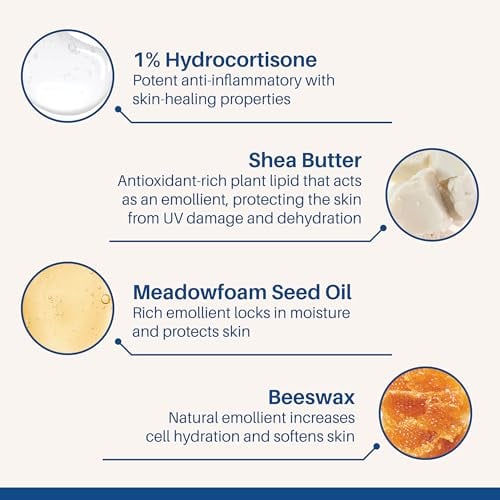 1% Hydrocortisone Healing Lip Balm