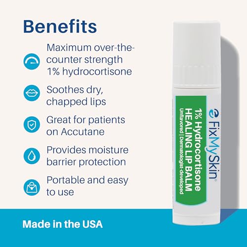 1% Hydrocortisone Healing Lip Balm