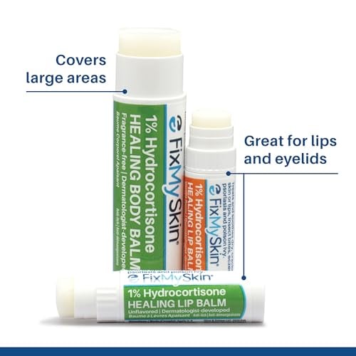1% Hydrocortisone Healing Lip Balm