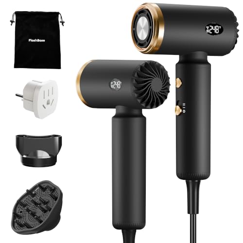 Dual Voltage Travel Hair Dryer with Diffuser