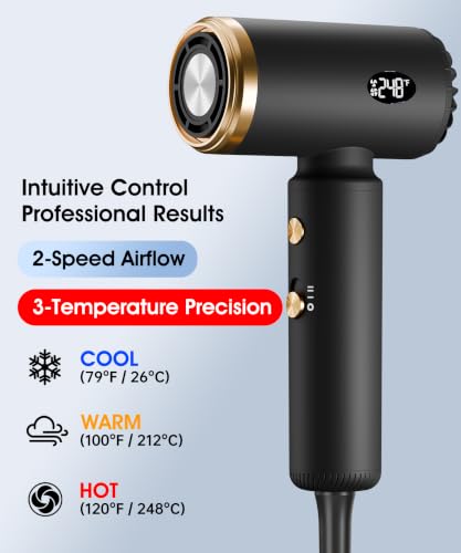 Dual Voltage Travel Hair Dryer with Diffuser