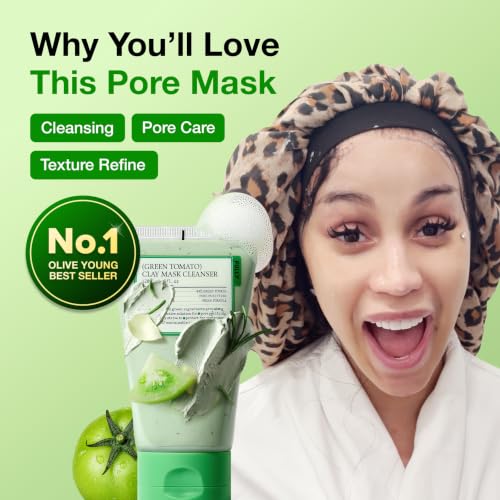 Green Tomato Pore Clay Mask Cleanser