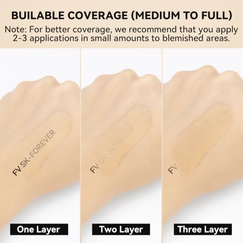 Matte Waterproof Foundation, Longwear Transfer-Proof, with Medium to Full Coverage, Oil-control & Lightweight, Liquid Foundation Makeup for Oily/Normal Skin, 30g, Classic Ivory