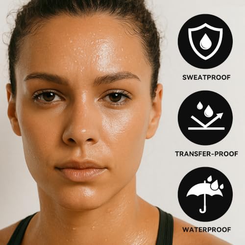 Matte Waterproof Foundation-Longwear Transfer-Proof, with Medium to Full Coverage, Oil-control & Lightweight, Liquid Foundation Makeup for Normal/Oily Skin, 30g, Natural Beige