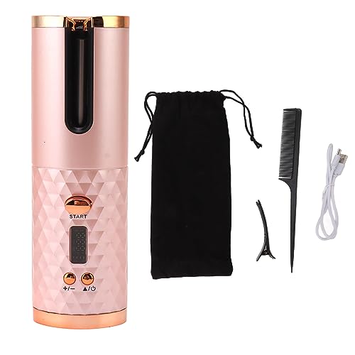 Cordless Automatic Curling Iron Wireless USB Rechargeable