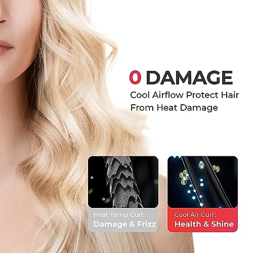 Cordless Automatic Curling Iron Wireless USB Rechargeable