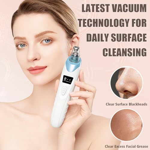 Blackhead Remover Pore Vacuum Facial Pore Cleaner Blue