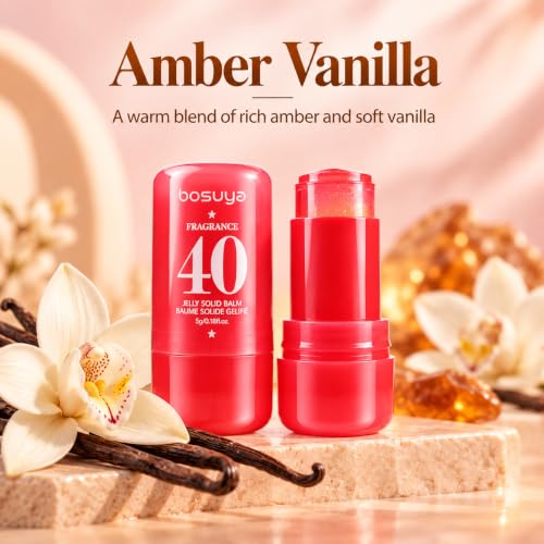 4 Pack Jelly Solid Perfume Balm Travel Set