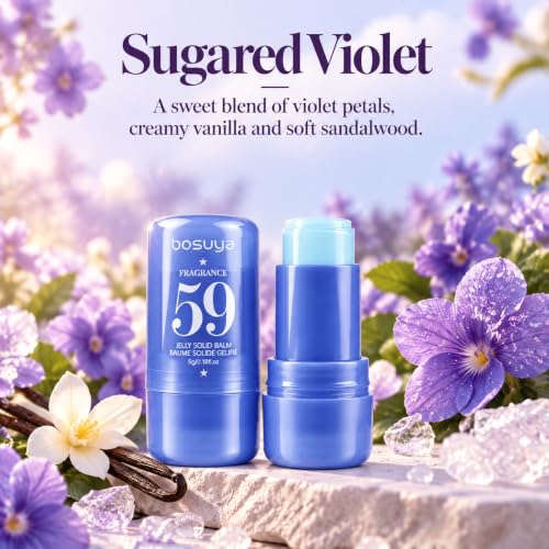 4 Pack Jelly Solid Perfume Balm Travel Set