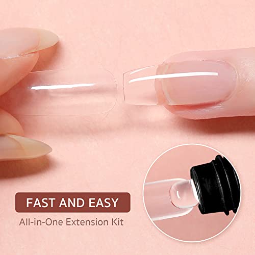 Poly Gel Nail Kit with UV Light Starter Kit 6 Pcs