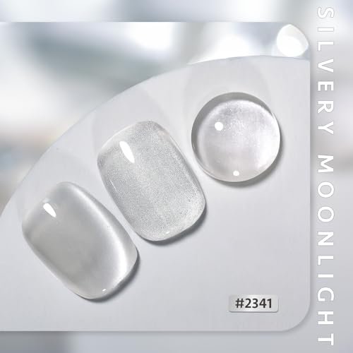 glassy cat eye gel polish Silvery Moonlight 16ml