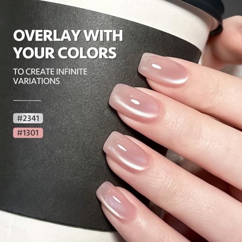 glassy cat eye gel polish Silvery Moonlight 16ml