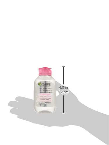 Micellar Cleansing Water, All-in-1 Makeup Remover and Facial Cleanser, For All Skin Types, 3.4 Fl Oz (100mL), 1 Count (Packaging May Vary)