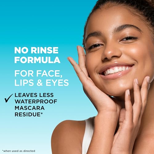 Micellar Water For Waterproof Makeup, Hydrating Facial Cleanser & Makeup Remover, Suitable for Sensitive Skin, Vegan, Cruelty Free, 13.5 Fl Oz (400mL), 1 Count