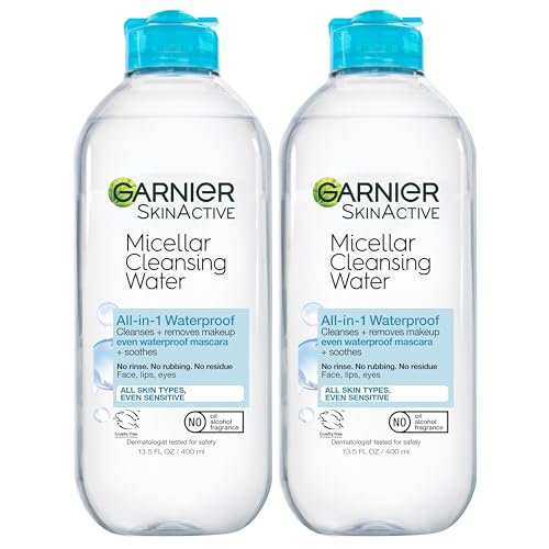 Micellar Water for Waterproof Makeup, 2-Pack
